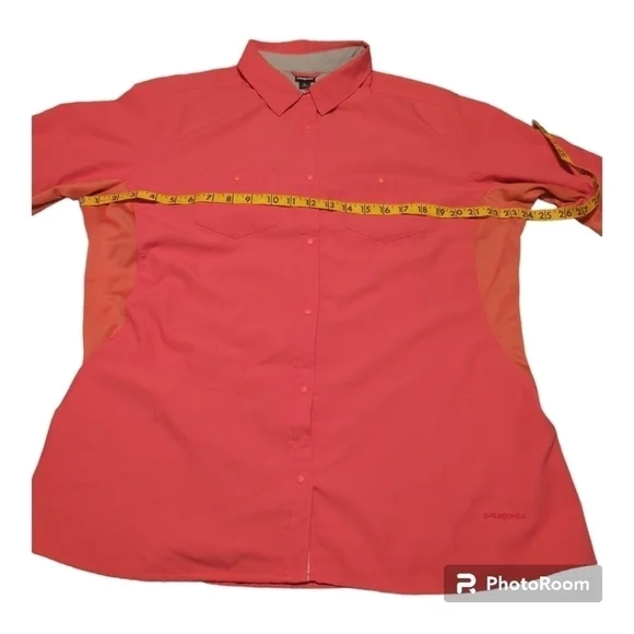 Patagonia Long Sleeved Sol Patrol Shirt, Pink, size extra large XL Patagonia - Picture 3 of 12